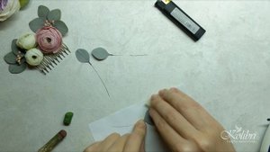 Эвкалипт из фоамирана без молдов