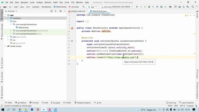 Membuat Aplikasi Webview di Android Studio dengan mudah смотреть онлайн