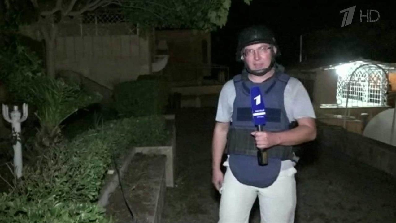 Журналисты Первого канала попали под обстрел в Сирии