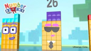 Looking for Numberblocks Comparison 20 21 22 23 24 25 26 27 Standing Tall Number Pattern