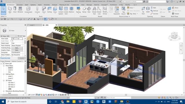 Revit Architecture|  Revit Interior Rendering Hacks Course #2 смотреть онлайн