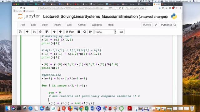 PGE310 Spring2019 Lecture6 ProgrammingBackSubstitution 2019 04 08 смотреть онлайн