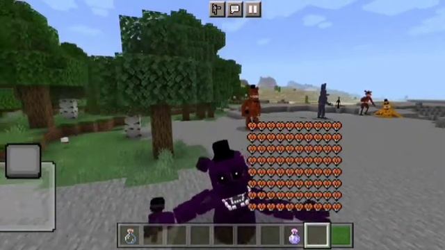крутой мод на превращение в аниматроников из FNAF 2 ДЛЯ MINECRAFT BE смотреть онлайн