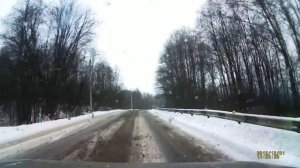 не почищена дорога на подьем с ГЭСа в Подпорожье