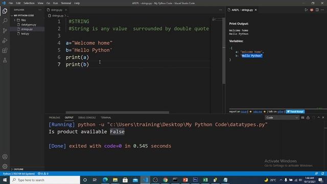 09  Python String - Intro