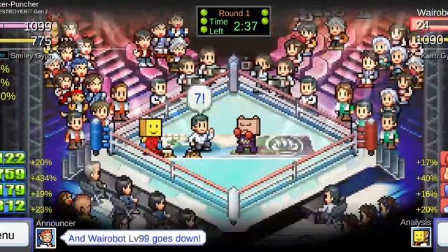 Kairosoft | Boxing Gym Story | THE LAST FIGHT! WAIROBOT LV.99 !! смотреть онлайн