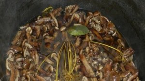 Маринованные опята с горчицей