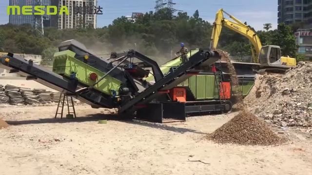 Роторная дробилка переработка железобетонных отходов