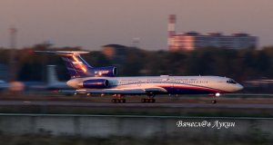 Вылет Ту-154М-Лк-1 RF-85655