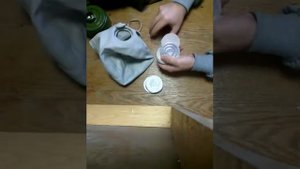 Soviet civil gas mask GP-5: installation of anti-fogging transparencies