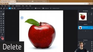 Как удалять белый фон в онлайн-редакторе Pixlr