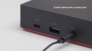 ThinkPad Hybrid USB-C with USB A Dock Product Tour