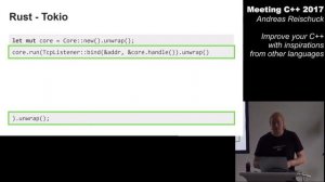 Improve your C++ with inspirations from other languages - Andreas Reischuck - Meeting C++ 2017