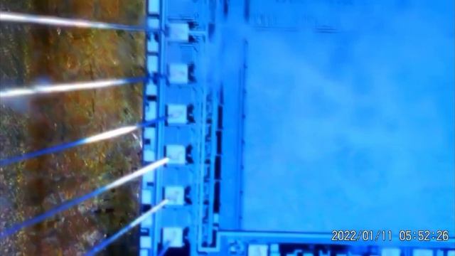 @RadioTexnarTV Приёмные радиодетали под микроскопом.