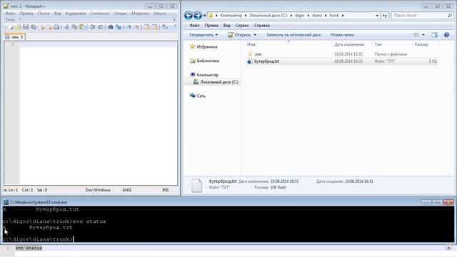 Работа с SVN (Часть 1 - Разрешение конфликтов)  [видео от учеников JavaRush]