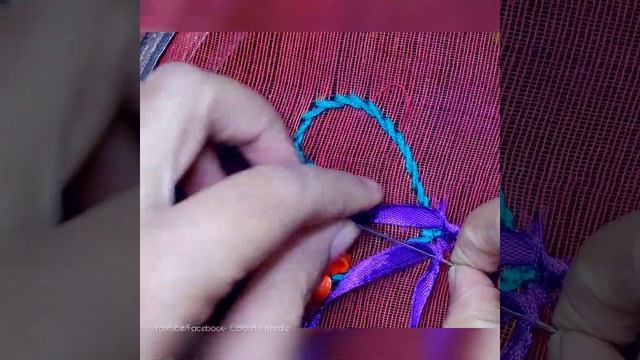 Simple Ribbon Embeoidery Design| Easy Tricks For Beginners| Ribbon & Thread