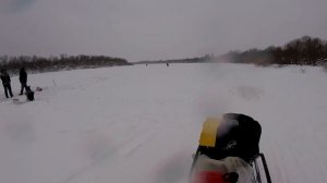 Мотобуксировщик Рыбак.  Обкатка, выезд за город.