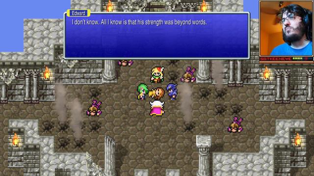 Let's Play Final Fantasy 4 Pixel Remaster Playthrough - Part 1 - FF4 Gameplay Walkthrough