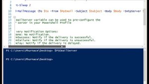 Send An Email From Powershell