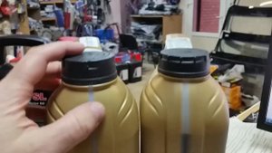 Был маслом Lukoil - стал теперь Shell. Масло Total Quartz и их корявые канистры из Турции!