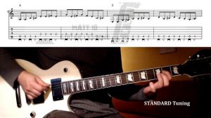 Rockabilly Rhythm GUITAR LESSON / TUTORIAL with TAB - How To Play ROCKABILLY GUITAR