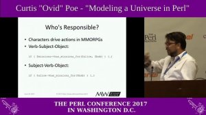 Curtis "Ovid" Poe - "Modeling a Universe in Perl"