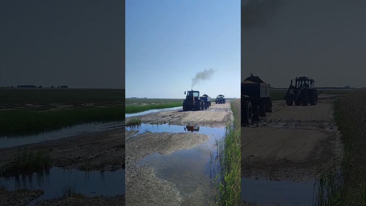 #т150 с прицепом через ручей смотреть онлайн