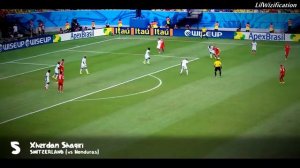 Top 10 goals World Cup 2014