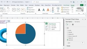 How to WOW Your Boss: 3D Progress Circle in Excel ?