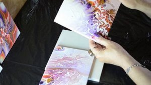 На чём делать акриловую заливку, что можно заливать. Находка для Fluid Art.
