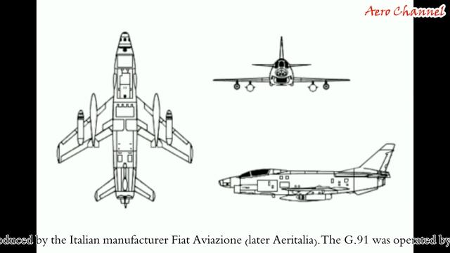Aeritalia Fiat G 91 Fighter Bomber Reconnaissance Aircraft смотреть онлайн