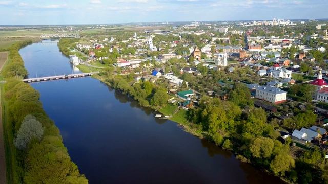 The flight of DJI Mavic Pro over Kolomna. Russia. 2017. смотреть онлайн