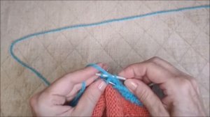 Простейшая обвязка в карман на спицах Часть 2.  Воротник