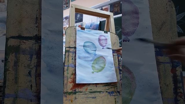 Живопись. Упражнение. Лессировка