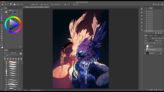 Ink | SPEEDPAINT | Photoshop CC смотреть онлайн