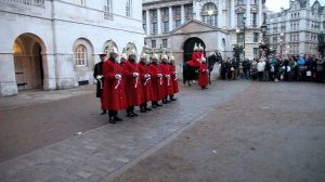 INSPECTION of the Royal Guards - Changing the Guards, London, England.
