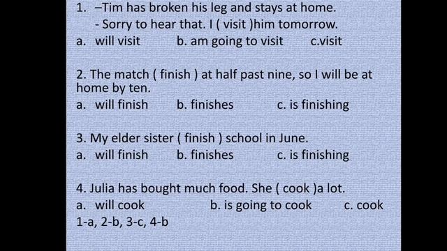 Future actions. Способы выражения будущего действий в будущем.