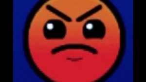 Злые лица из Geometry Dash(идея для мема, оригинал)(Перезалив)