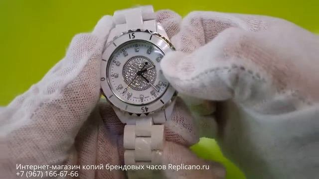 Обзор копии  женских часов Chanel  — White