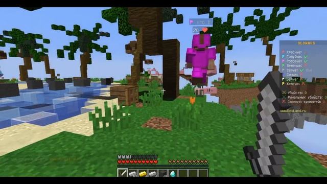 BEDWARS_ЧЕЛЛЕНДЖ в майнкрафте. Одинокая игра смотреть онлайн