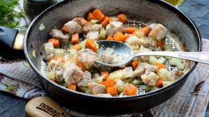 Ячневая каша с мясом