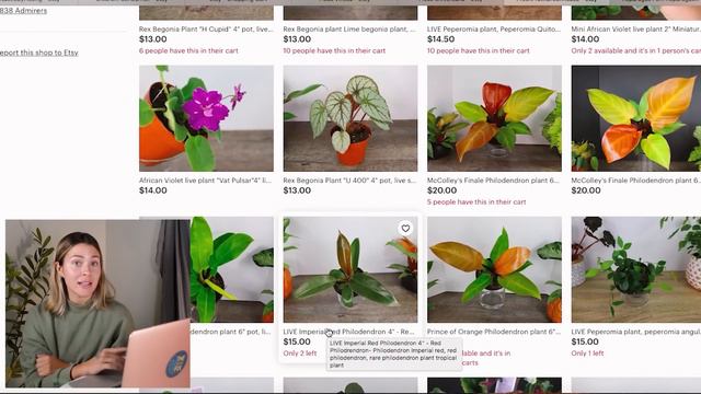 How to shop for plants online like a pro with ME! | Etsy Houseplant Wishlist Shopping pt. 1 смотреть онлайн