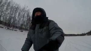 Обкатка двигателя  Лифан 27лс. на буране + расход топлива 28литров на 150 км.