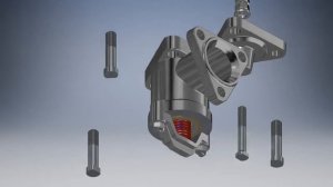 Сборка воздушного клапана Inventor 2017