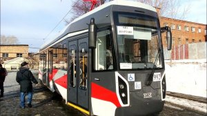 Трамвай 71 412 в Екатеринбурге
