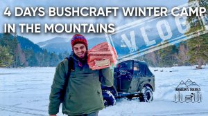 4 дня в палатке с печкой зимой | Горы Архыза