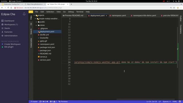 Kubernetes Tooling Che Plugin смотреть онлайн