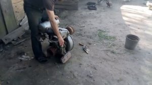 Запуск двигателя ЗИД 4.5 после 30 летнего простоя.