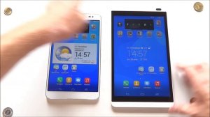 Huawei Mediapad X1 vs Mediapad M1 - демонстрация работы