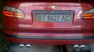 Раздвоенный выхлоп на Ланос